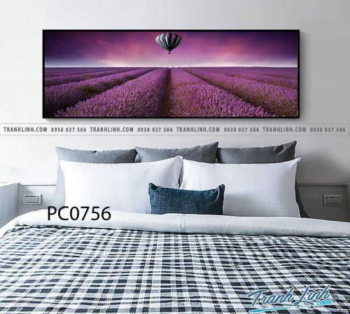 Bo tranh Canvas treo tuong trang tri phong khach phong canh PC0756