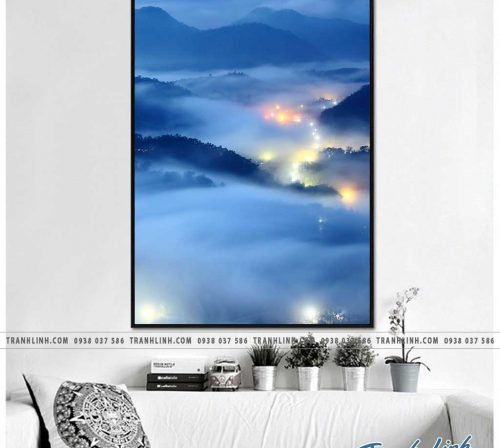 Bo tranh Canvas treo tuong trang tri phong khach phong canh PC0796