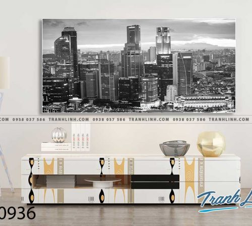 Bo tranh Canvas treo tuong trang tri phong khach phong canh PC0936