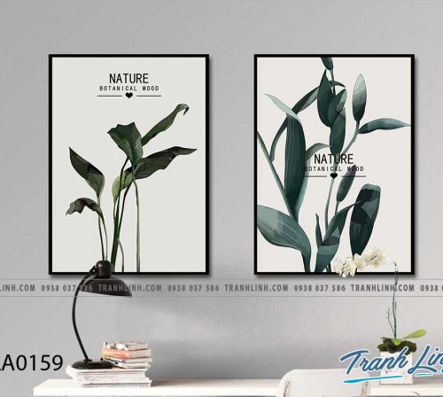 tranh canvas treo tuong trang tri la cay phong an 61