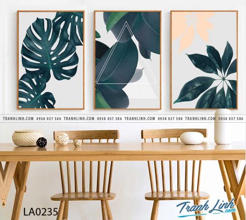 tranh canvas treo tuong trang tri la cay phong an 82
