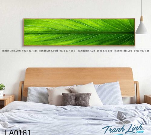 tranh canvas treo tuong trang tri la cay phong khach 203