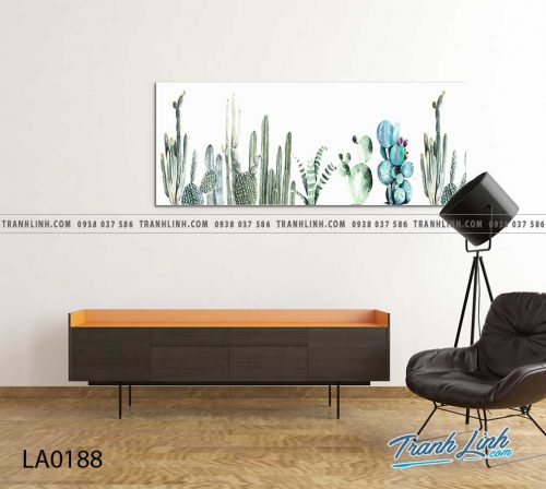 tranh canvas treo tuong trang tri la cay phong khach 210