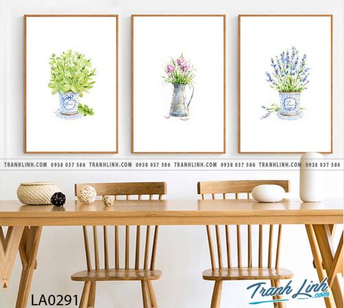 tranh canvas treo tuong trang tri la cay phong khach 321