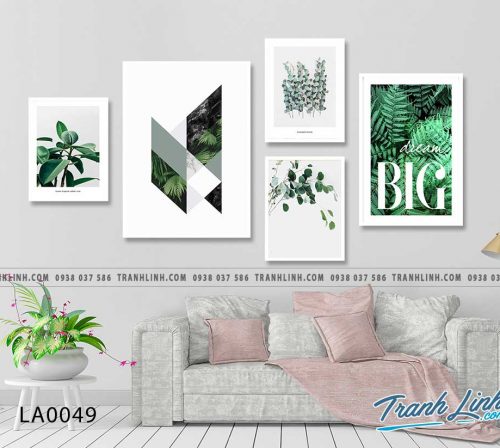 tranh canvas treo tuong trang tri la cay phong khach 54