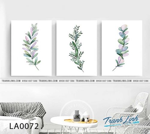 tranh canvas treo tuong trang tri la cay phong khach 82