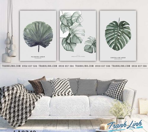 tranh canvas treo tuong trang tri la cay phong ngu 106