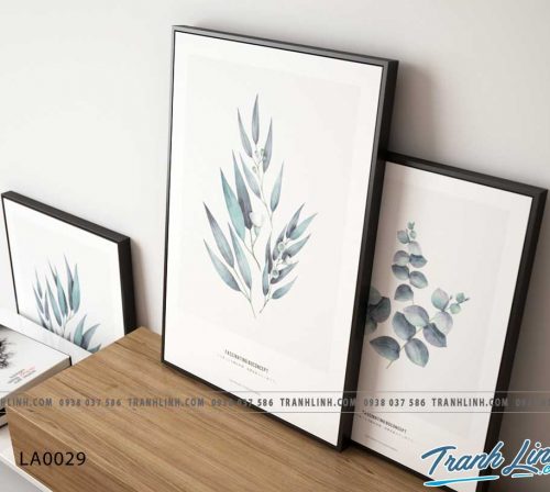 tranh canvas treo tuong trang tri la cay phong ngu 22
