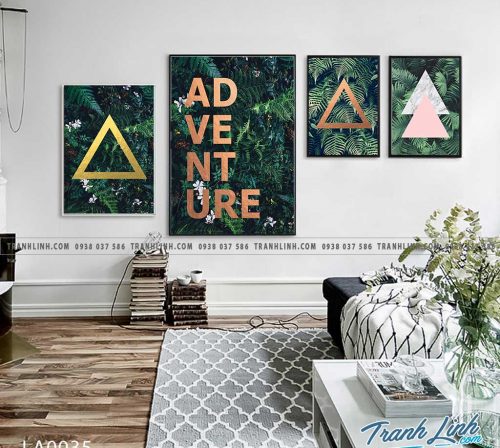 tranh canvas treo tuong trang tri la cay phong ngu 25