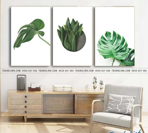 tranh canvas treo tuong trang tri la cay phong ngu 27