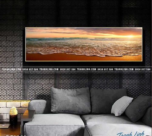 Bo tranh Canvas treo tuong trang tri phong khach phong canh PC0960