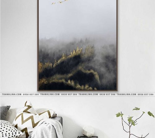 Bo tranh Canvas treo tuong trang tri phong khach phong canh PC1043