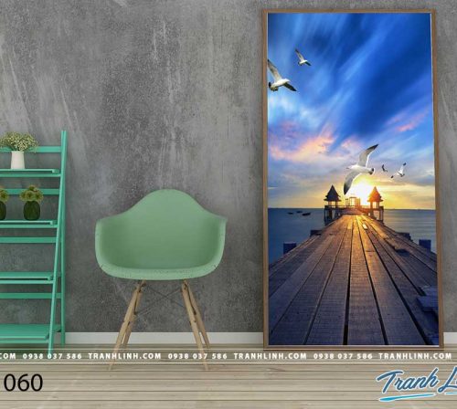 Bo tranh Canvas treo tuong trang tri phong khach phong canh PC1060