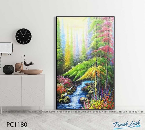 Bo tranh Canvas treo tuong trang tri phong khach phong canh PC1180
