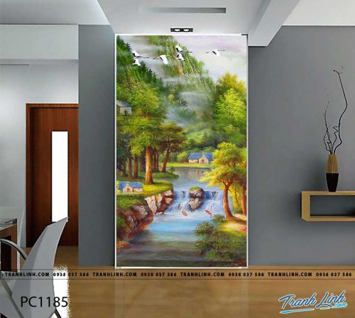 Bo tranh Canvas treo tuong trang tri phong khach phong canh PC1185