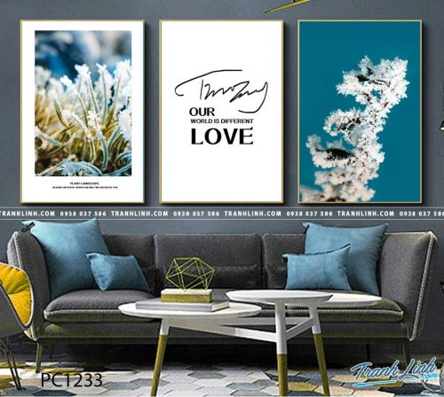 Bo tranh Canvas treo tuong trang tri phong khach phong canh PC1233