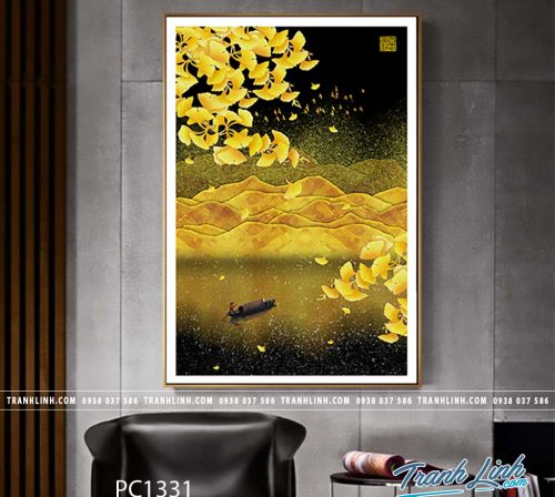 Bo tranh Canvas treo tuong trang tri phong khach phong canh PC1331