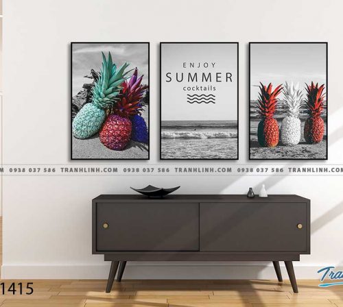 Bo tranh Canvas treo tuong trang tri phong khach phong canh PC1415