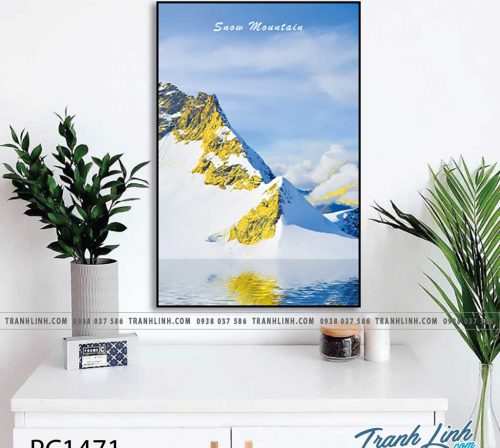 Bo tranh Canvas treo tuong trang tri phong khach phong canh PC1471