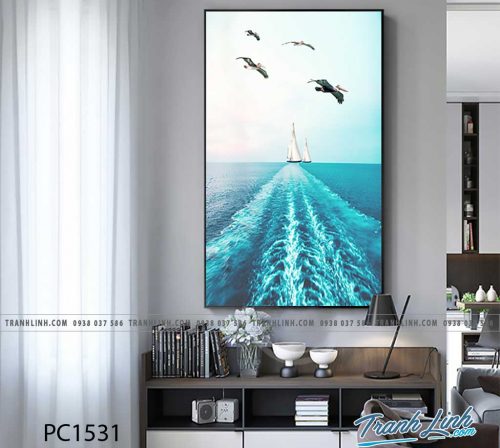 Bo tranh Canvas treo tuong trang tri phong khach phong canh PC1531