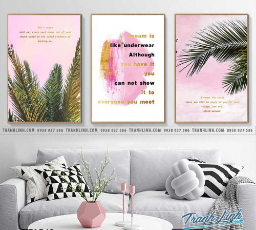 Bo tranh Canvas treo tuong trang tri phong khach phong canh PC1543