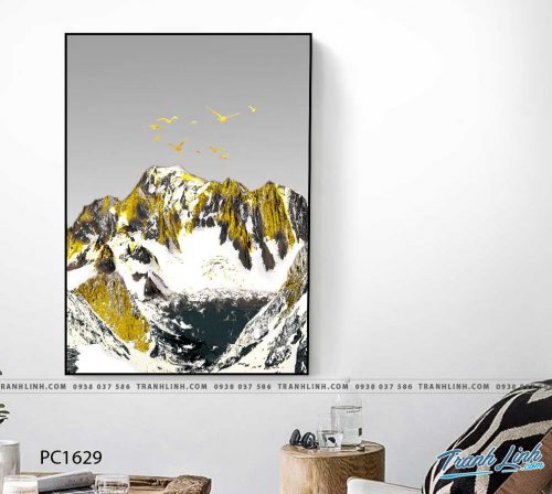 Bo tranh Canvas treo tuong trang tri phong khach phong canh PC1629