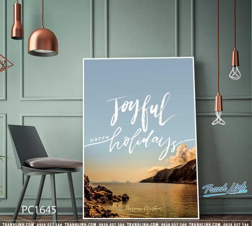 Bo tranh Canvas treo tuong trang tri phong khach phong canh PC1645