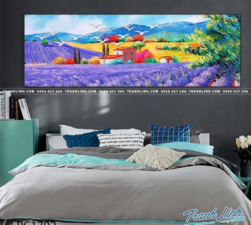 Bo tranh Canvas treo tuong trang tri phong khach phong canh PC1702