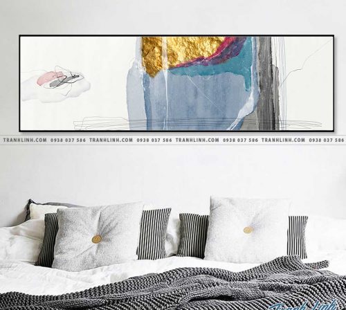 Bo tranh Canvas treo tuong trang tri phong khach truu tuong TT0014