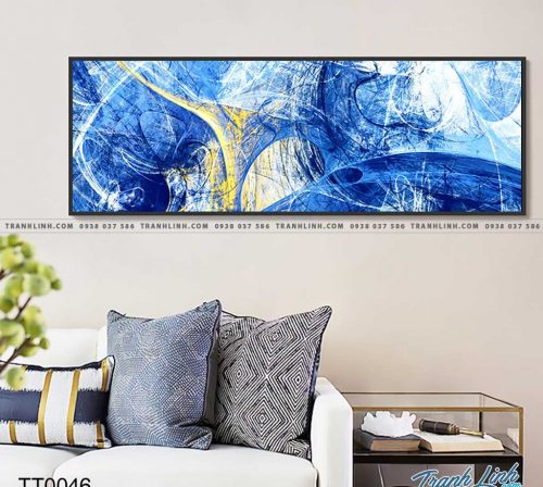 Bo tranh Canvas treo tuong trang tri phong khach truu tuong TT0046