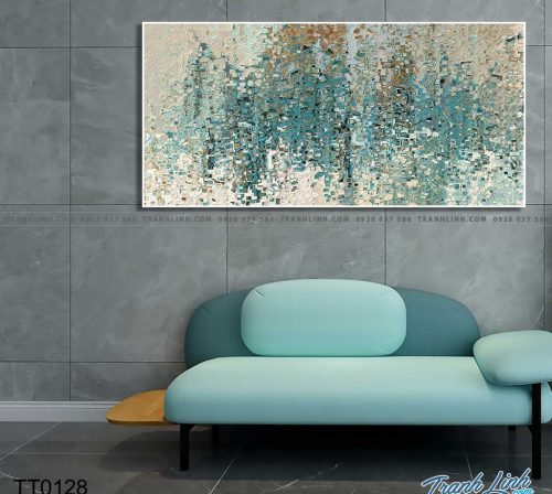 Bo tranh Canvas treo tuong trang tri phong khach truu tuong TT0128