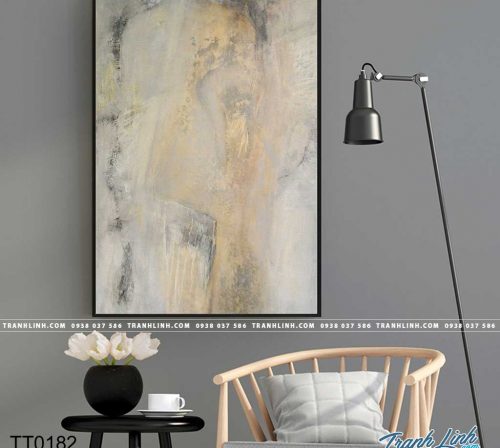 Bo tranh Canvas treo tuong trang tri phong khach truu tuong TT0182