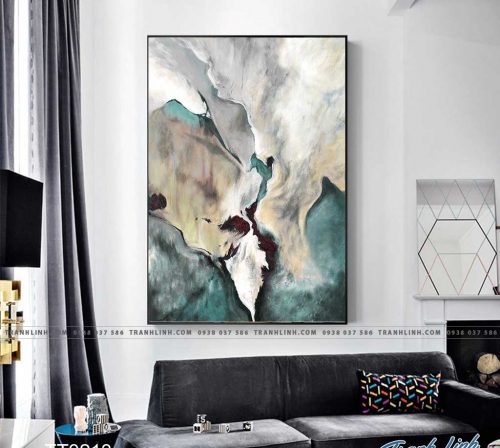 Bo tranh Canvas treo tuong trang tri phong khach truu tuong TT0213