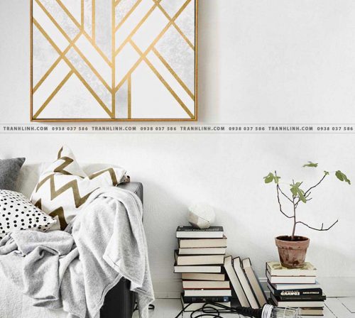 Bo tranh Canvas treo tuong trang tri phong khach truu tuong TT0328
