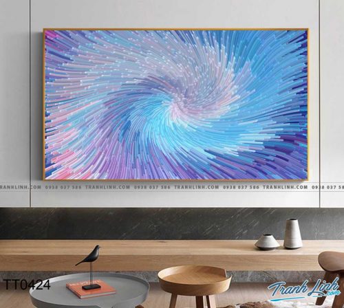 Bo tranh Canvas treo tuong trang tri phong khach truu tuong TT0424
