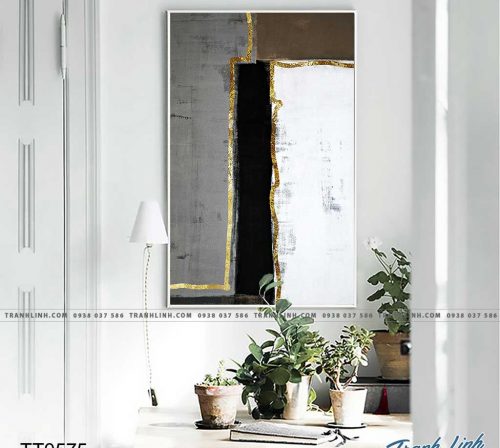 Bo tranh Canvas treo tuong trang tri phong khach truu tuong TT0575