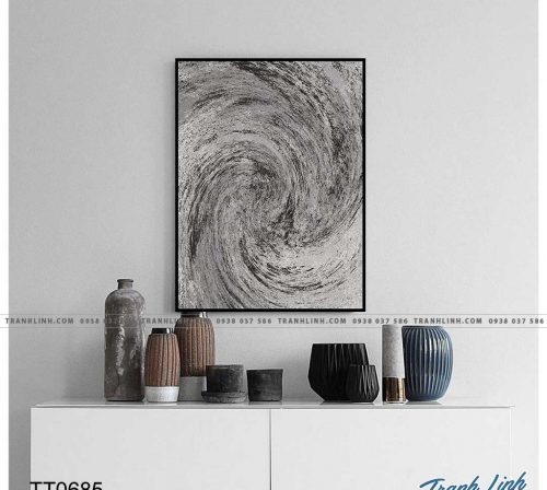 Bo tranh Canvas treo tuong trang tri phong khach truu tuong TT0685