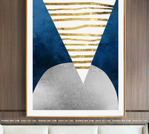 Bo tranh Canvas treo tuong trang tri phong khach truu tuong TT0751