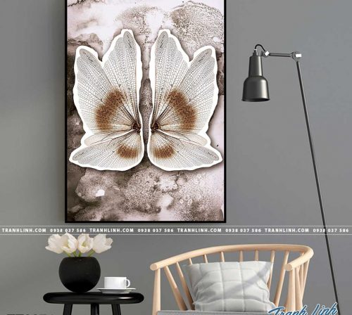 Bo tranh Canvas treo tuong trang tri phong khach truu tuong TT0874
