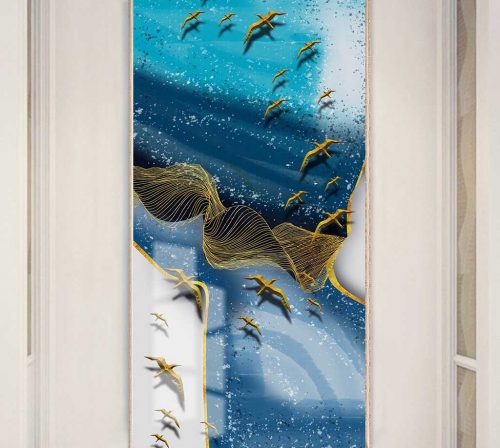 Bo tranh Canvas treo tuong trang tri phong khach truu tuong TT0920