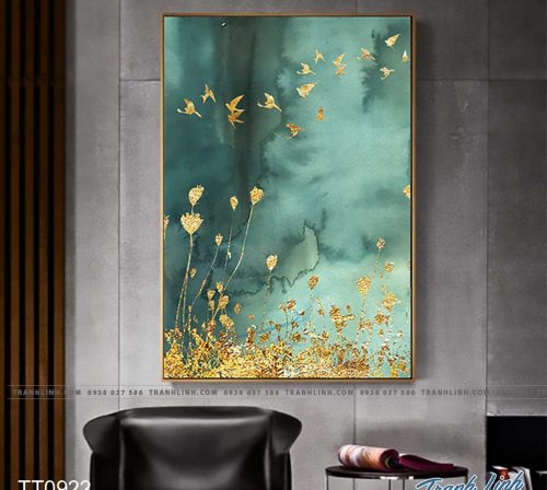 Bo tranh Canvas treo tuong trang tri phong khach truu tuong TT0922