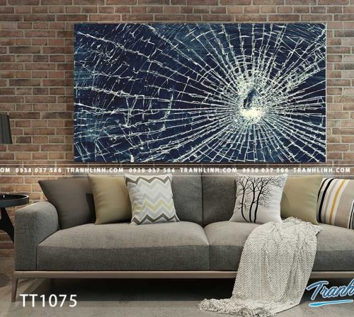 Bo tranh Canvas treo tuong trang tri phong khach truu tuong TT1075