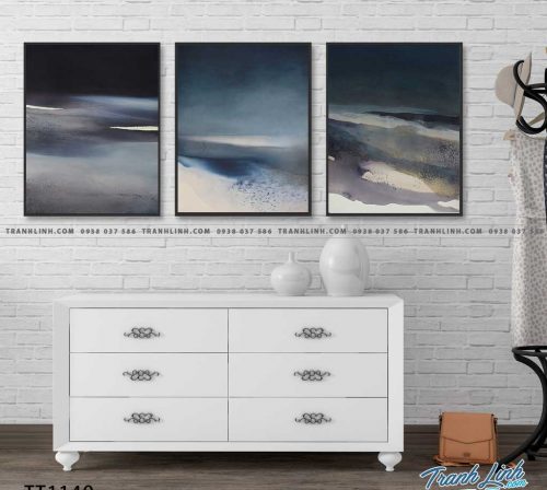 Bo tranh Canvas treo tuong trang tri phong khach truu tuong TT1149