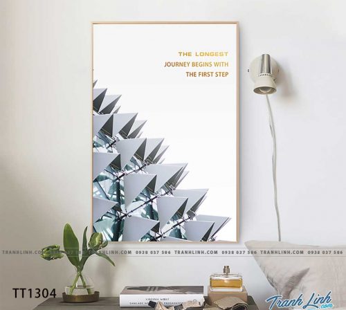 Bo tranh Canvas treo tuong trang tri phong khach truu tuong TT1304