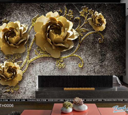 tranh dan tuong hoa dth0006