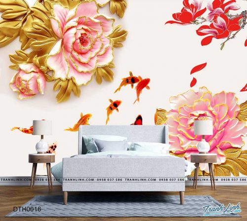 tranh dan tuong hoa dth0016