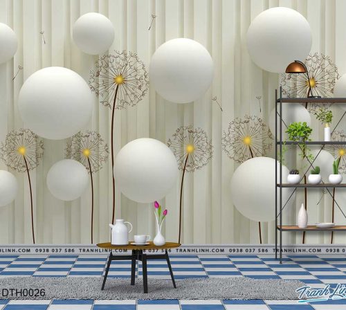 tranh dan tuong hoa dth0026