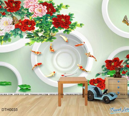 tranh dan tuong hoa dth0033