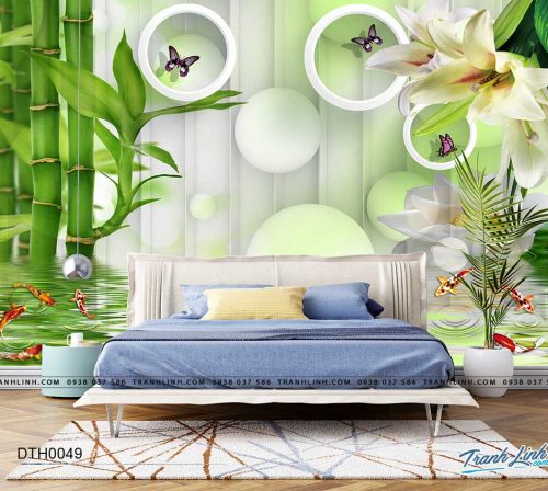 tranh dan tuong hoa dth0049