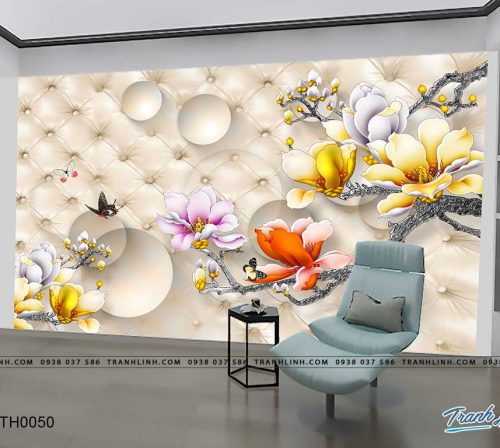 tranh dan tuong hoa dth0050